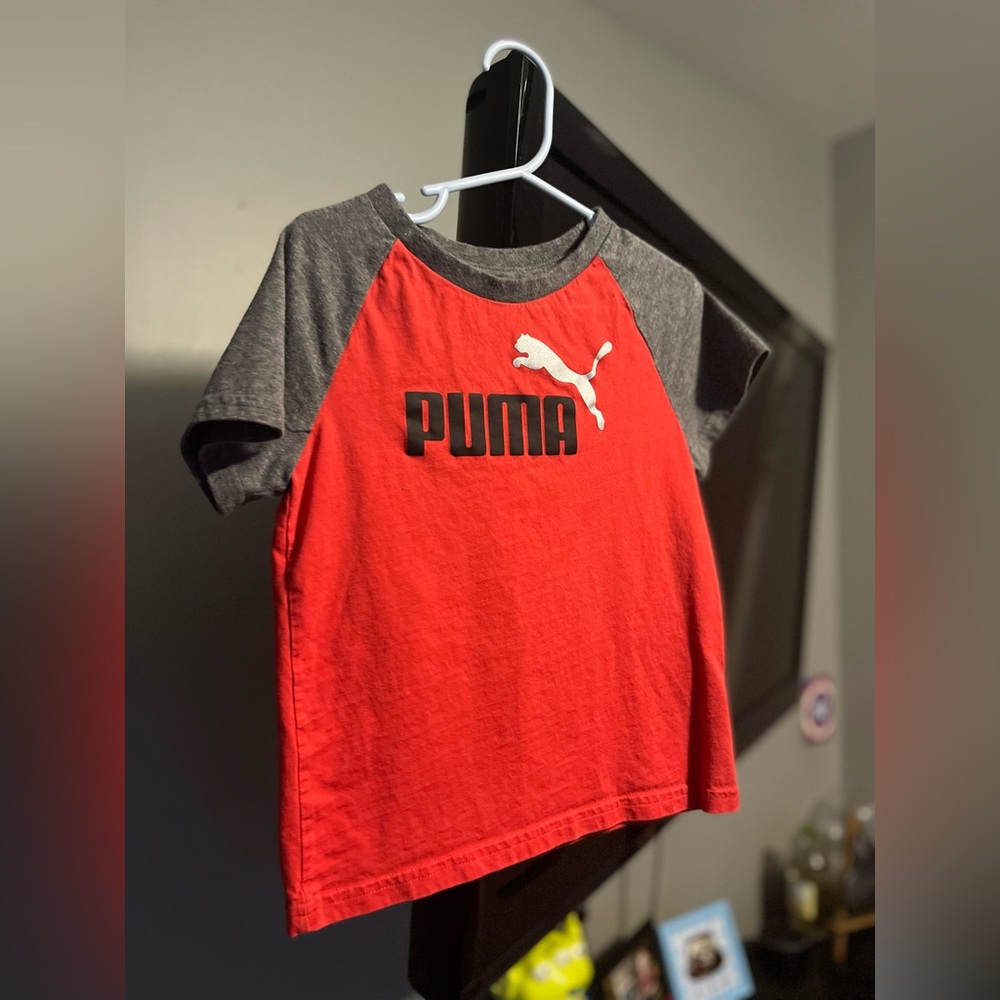 Boys 3/4 Puma Tee